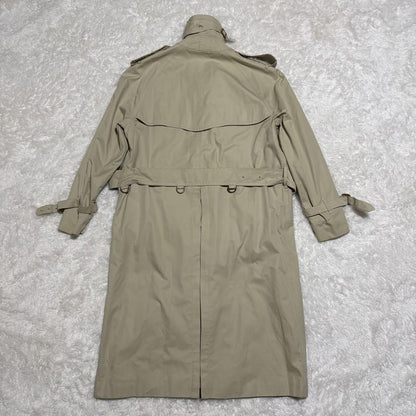 BURBERRYS Coat Nova Check Asian fit XL US size L Beige Authentic