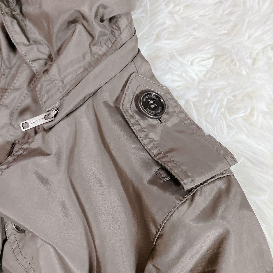 BURBERRY LONDON Coat 2way Asian fit M 38 US size S Brown Authentic