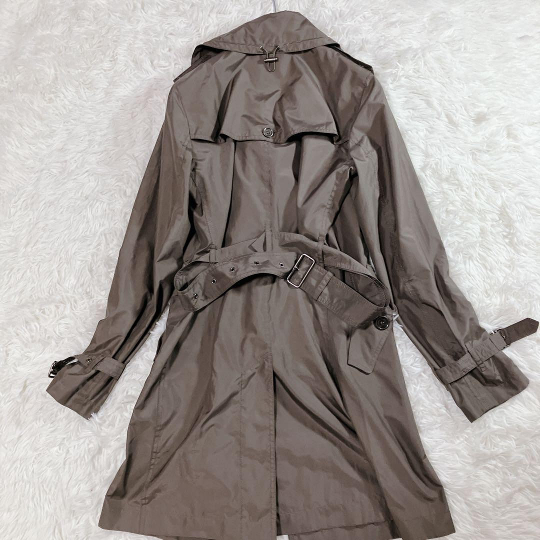 BURBERRY LONDON Coat 2way Asian fit M 38 US size S Brown Authentic
