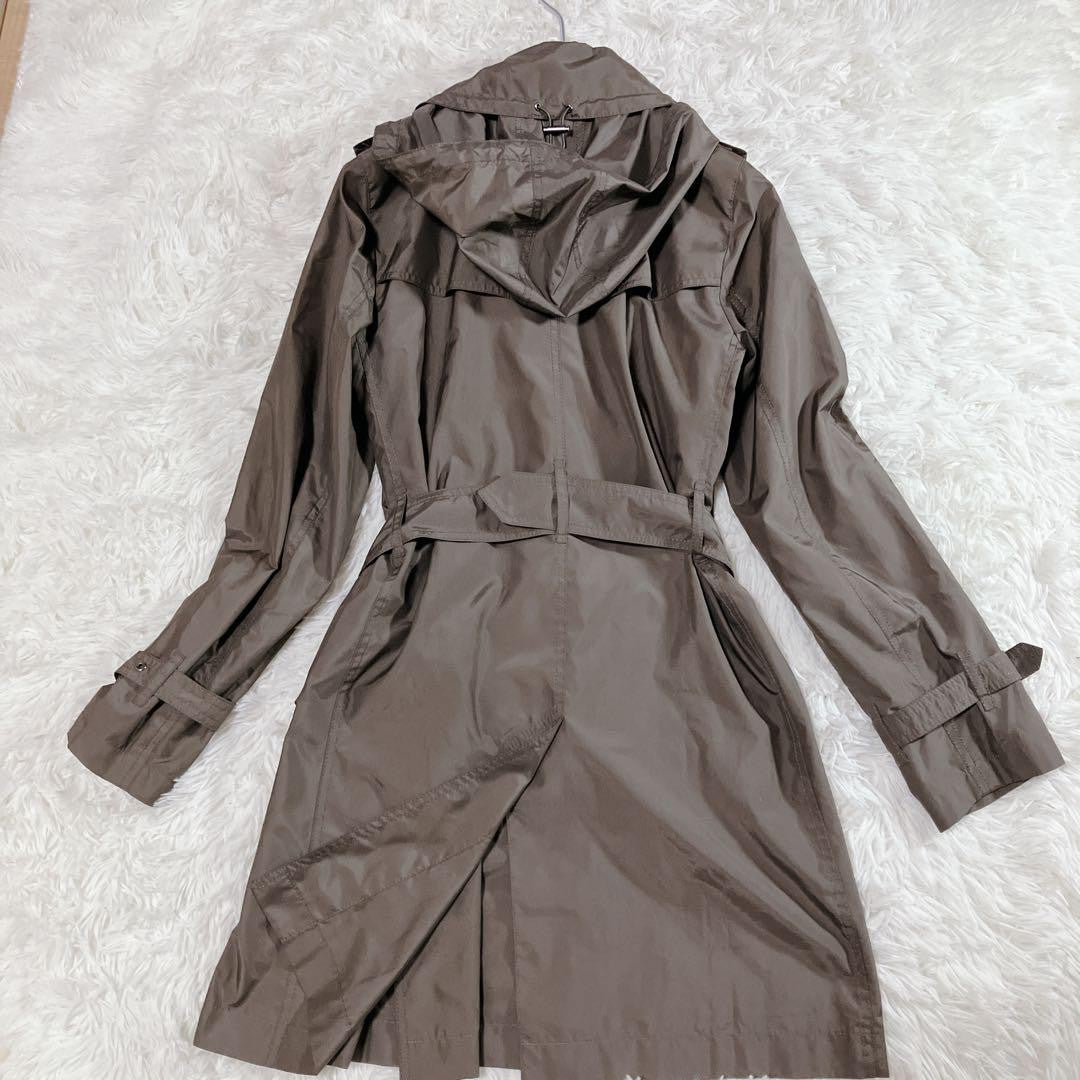 BURBERRY LONDON Coat 2way Asian fit M 38 US size S Brown Authentic