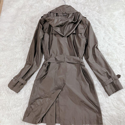 BURBERRY LONDON Coat 2way Asian fit M 38 US size S Brown Authentic
