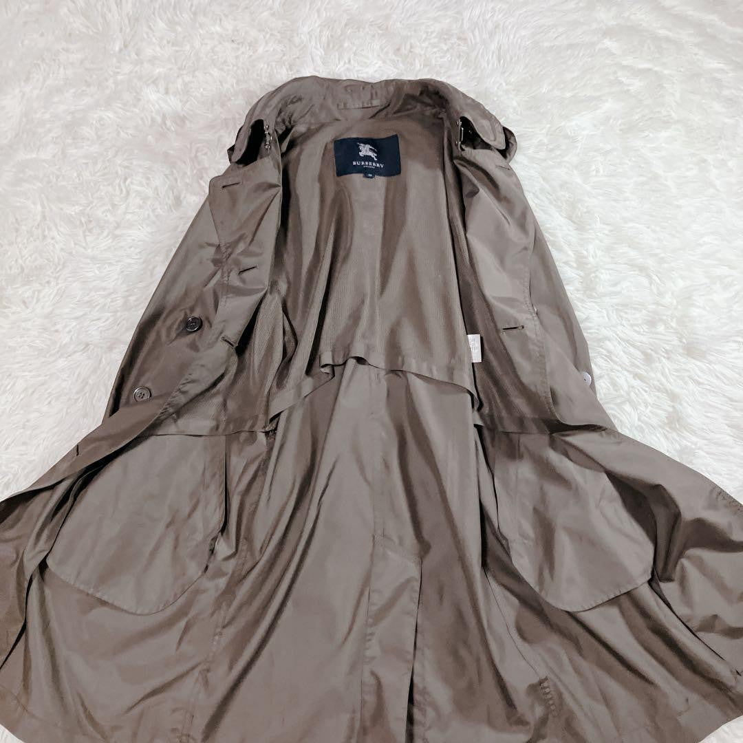 BURBERRY LONDON Coat 2way Asian fit M 38 US size S Brown Authentic