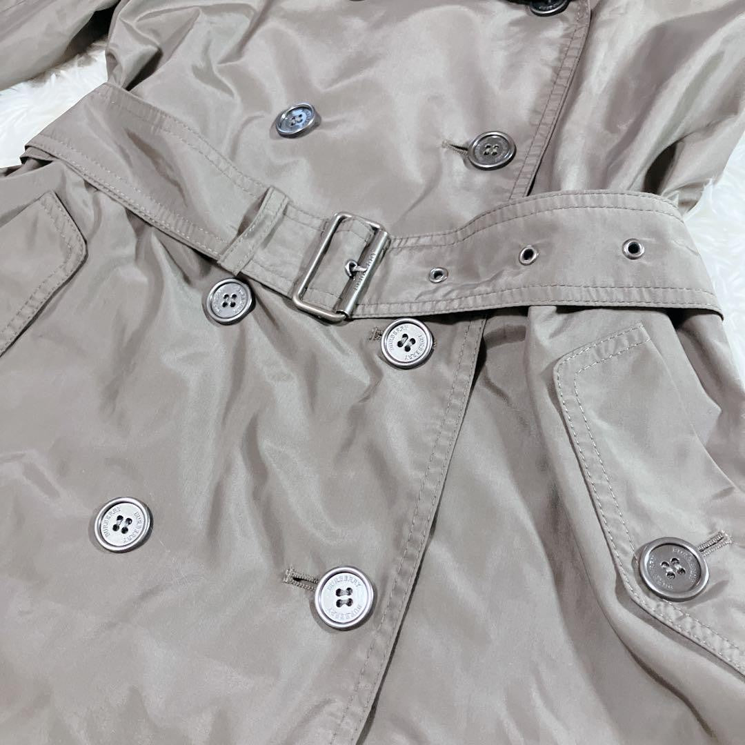BURBERRY LONDON Coat 2way Asian fit M 38 US size S Brown Authentic