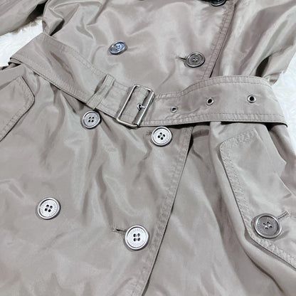 BURBERRY LONDON Coat 2way Asian fit M 38 US size S Brown Authentic