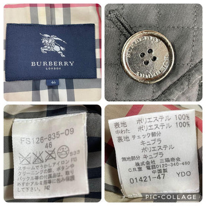 BURBERRY LONDON Coat Jacket Nova Check Asian fit 3XL 46 US size 2XL Authentic
