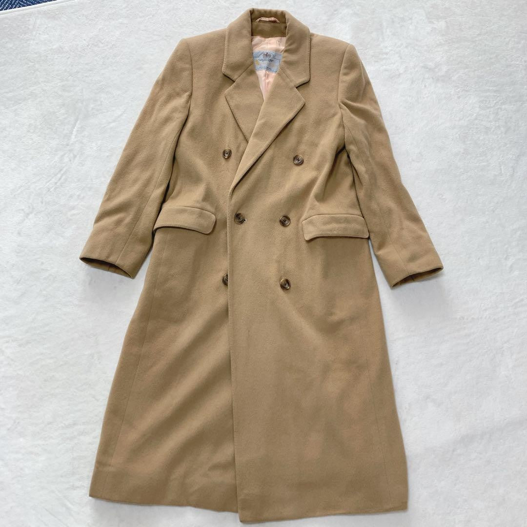 Aquascutum Chester Coat Asian fit L US size M Brown Authentic