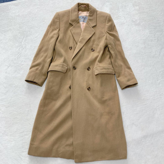 Aquascutum Chester Coat Asian fit L US size M Brown Authentic