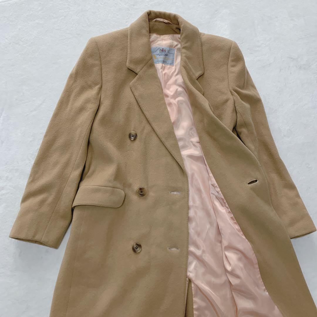 Aquascutum Chester Coat Asian fit L US size M Brown Authentic