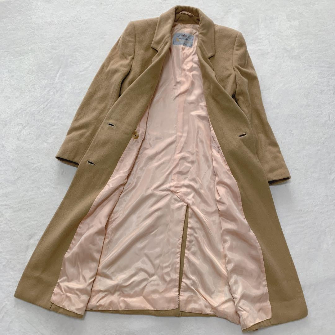 Aquascutum Chester Coat Asian fit L US size M Brown Authentic