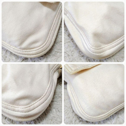 FENDI Shoulder Bag Purse FF Baguette Cotton Off White Pink Authentic