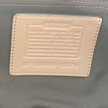 COACH Hand Shoulder Bag Tote Purse Leather Brown Authentic