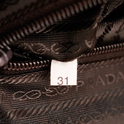 PRADA Hand Bag Tote Purse Wool Authentic
