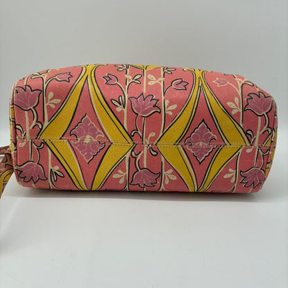 PRADA Mini Boston Shoulder Bag Purse Logo Pink Authentic