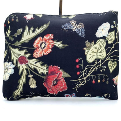 GUCCI Clutch Bag Second Bag Canvas Leather Black Multicolor Authentic