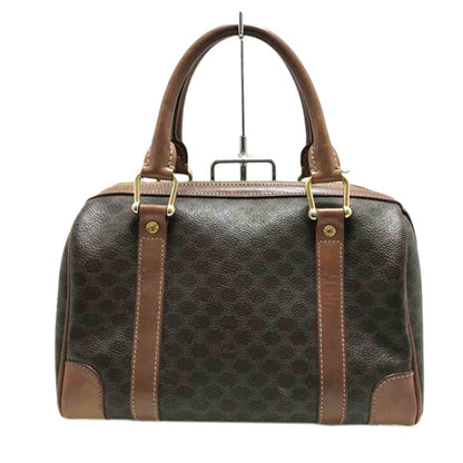CELINE Mini Boston Hand Bag Tote Purse Macadam Authentic