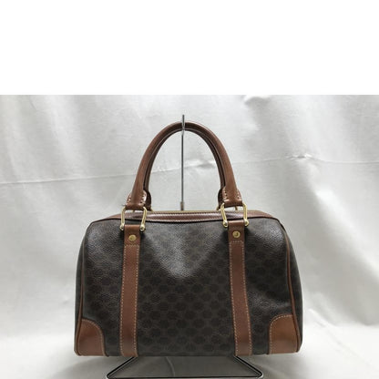CELINE Mini Boston Hand Bag Tote Purse Macadam Authentic