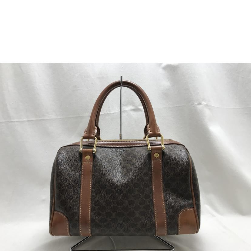 CELINE Mini Boston Hand Bag Tote Purse Macadam Authentic