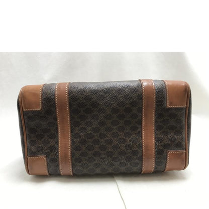 CELINE Mini Boston Hand Bag Tote Purse Macadam Authentic