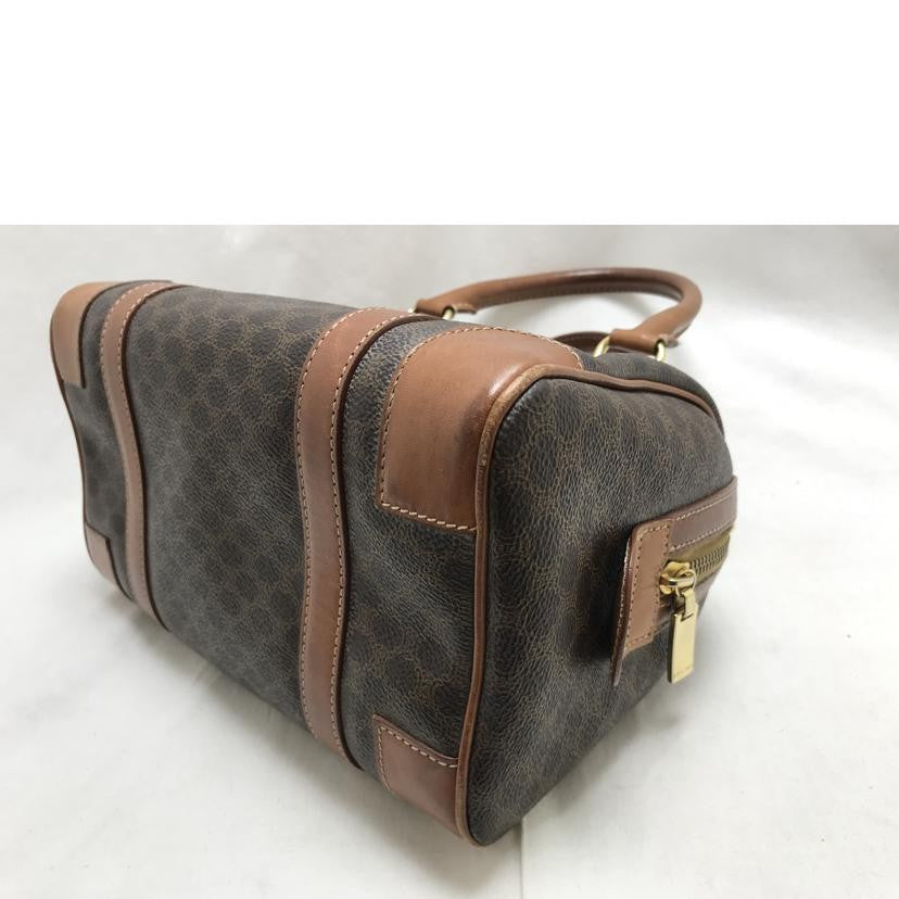 CELINE Mini Boston Hand Bag Tote Purse Macadam Authentic