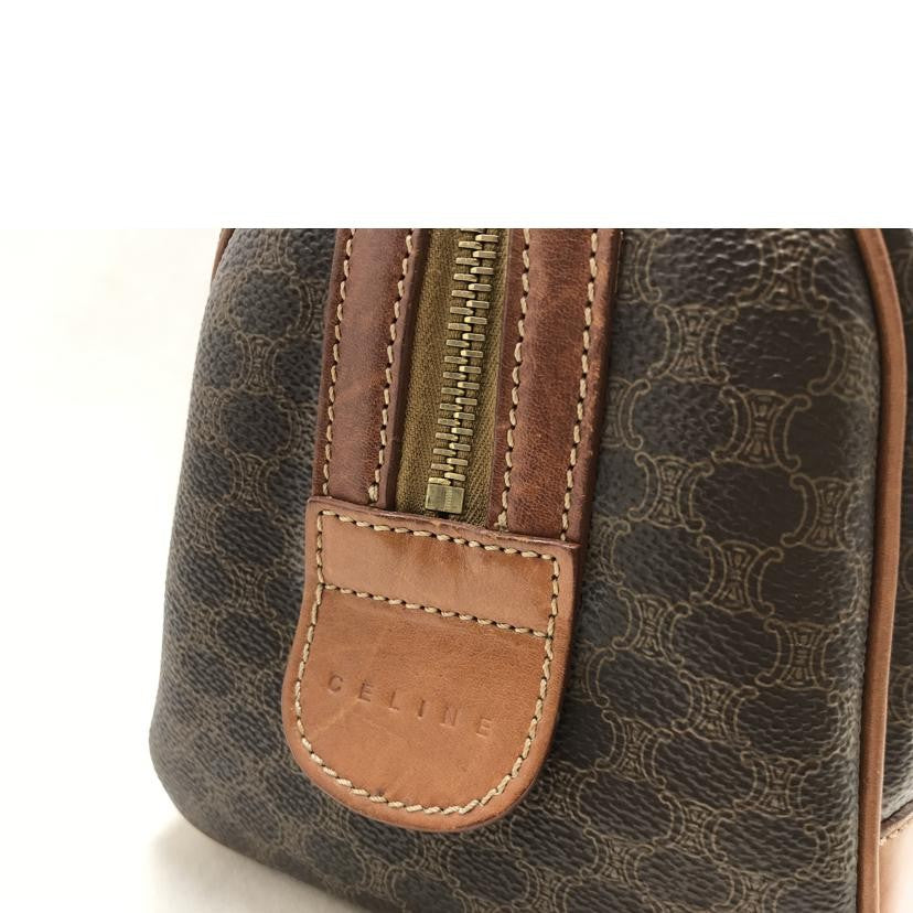 CELINE Mini Boston Hand Bag Tote Purse Macadam Authentic