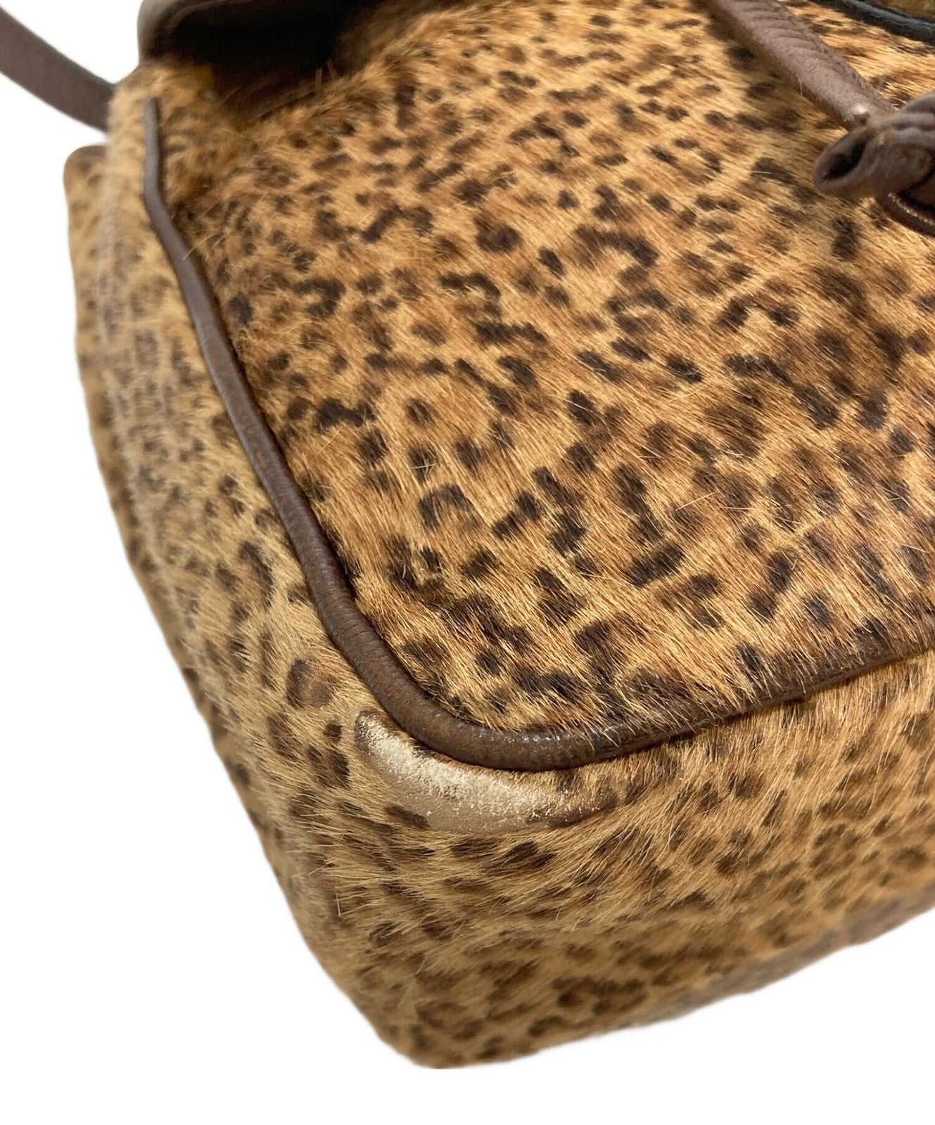 BOTTEGA VENETA Backpack Intrecciato Leather Brown Authentic