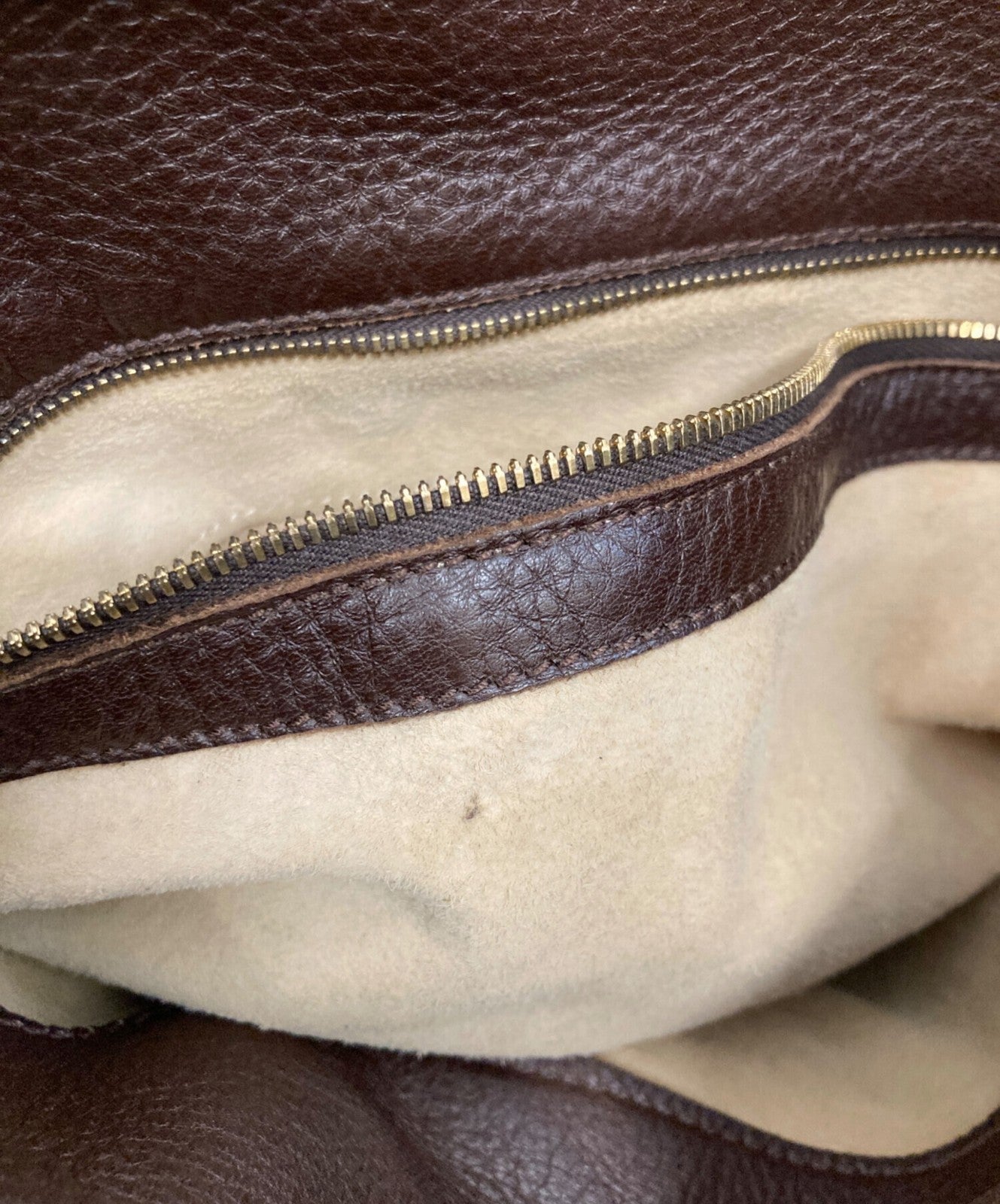 BOTTEGA VENETA Shoulder Bag Purse Brown Authentic