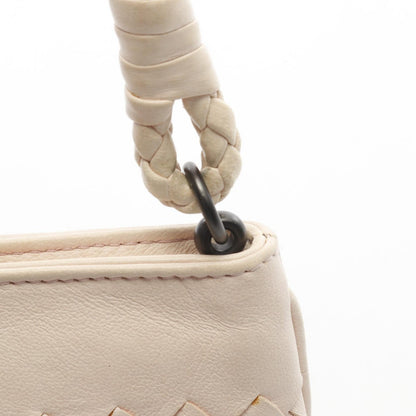BOTTEGA VENETA Hand Shoulder Bag Tote Purse Intrecciato Leather Pink Authentic