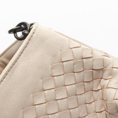 BOTTEGA VENETA Hand Shoulder Bag Tote Purse Intrecciato Leather Pink Authentic