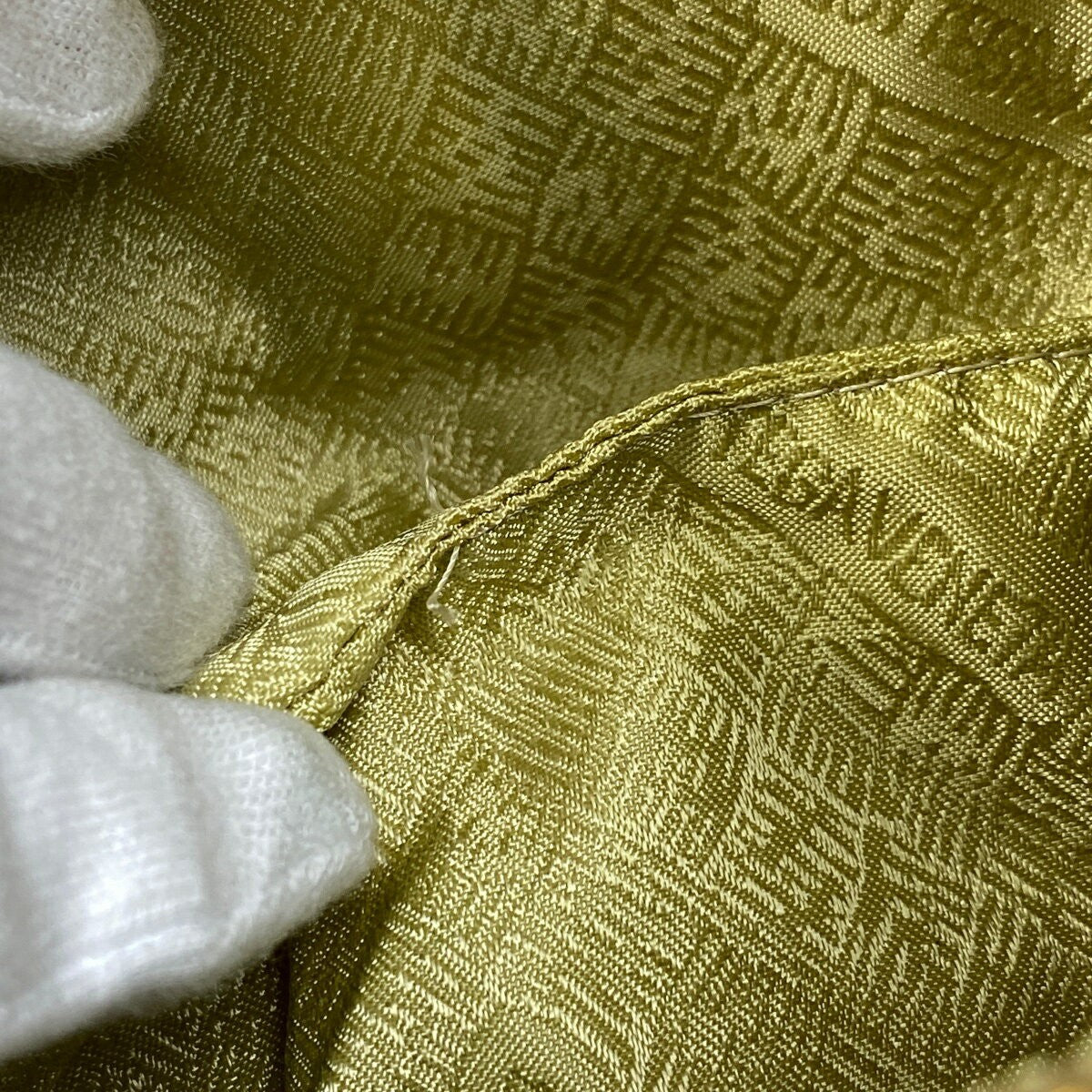 BOTTEGA VENETA Backpack Intrecciato Leather Gold Authentic