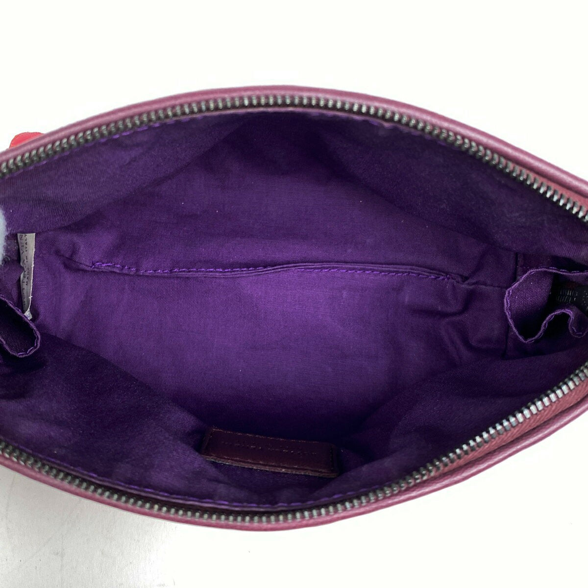 BOTTEGA VENETA Accessory Pouch Hand Pouch Intrecciato Leather Pink Authentic