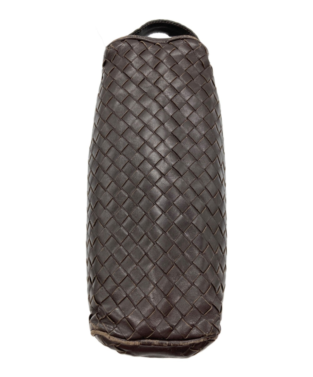 BOTTEGA VENETA Clutch Bag Second Bag Intrecciato Brown Authentic