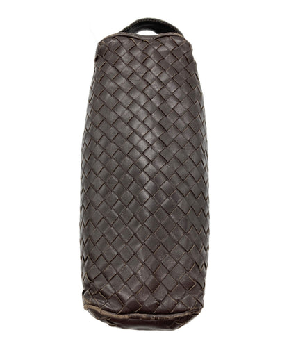 BOTTEGA VENETA Clutch Bag Second Bag Intrecciato Brown Authentic