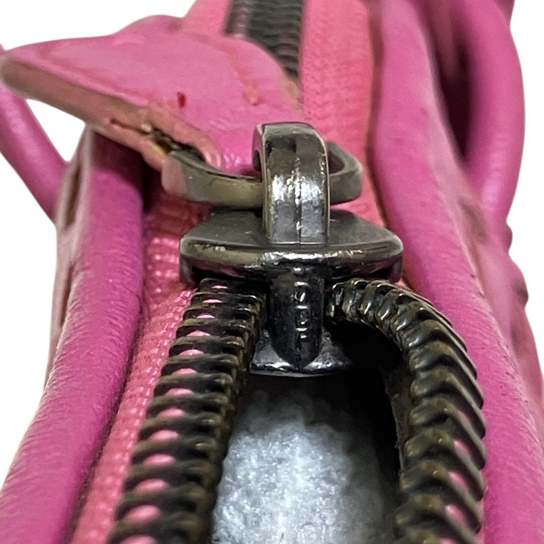 BOTTEGA VENETA Shoulder Bag Purse Intrecciato Leather Pink Authentic