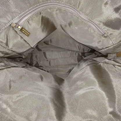 BOTTEGA VENETA Hand Bag Tote Purse Intrecciato Leather Yellow Beige Authentic
