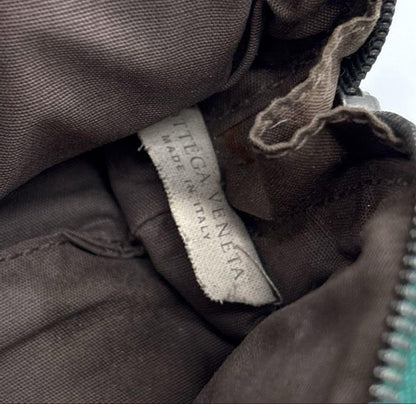 BOTTEGA VENETA Accessory Pouch Hand Pouch Intrecciato Leather Green Authentic