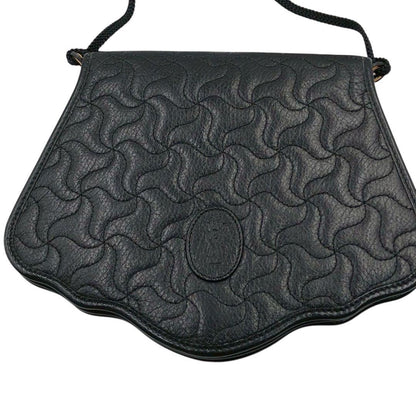 Saint Laurent Shoulder Bag Purse YSL Cassandra Black Authentic