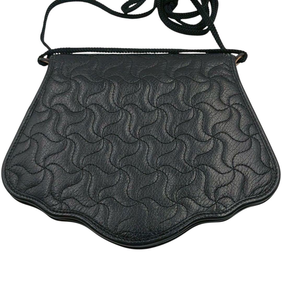 Saint Laurent Shoulder Bag Purse YSL Cassandra Black Authentic
