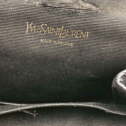 Saint Laurent Shoulder Bag Purse YSL Cassandra Black Authentic