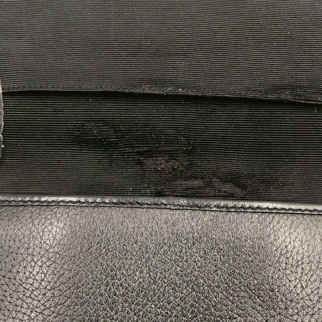 Saint Laurent Shoulder Bag Purse YSL Cassandra Black Authentic