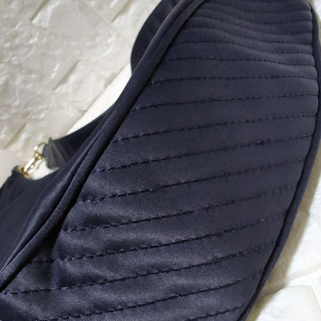 Saint Laurent Shoulder Bag Purse Navy Authentic