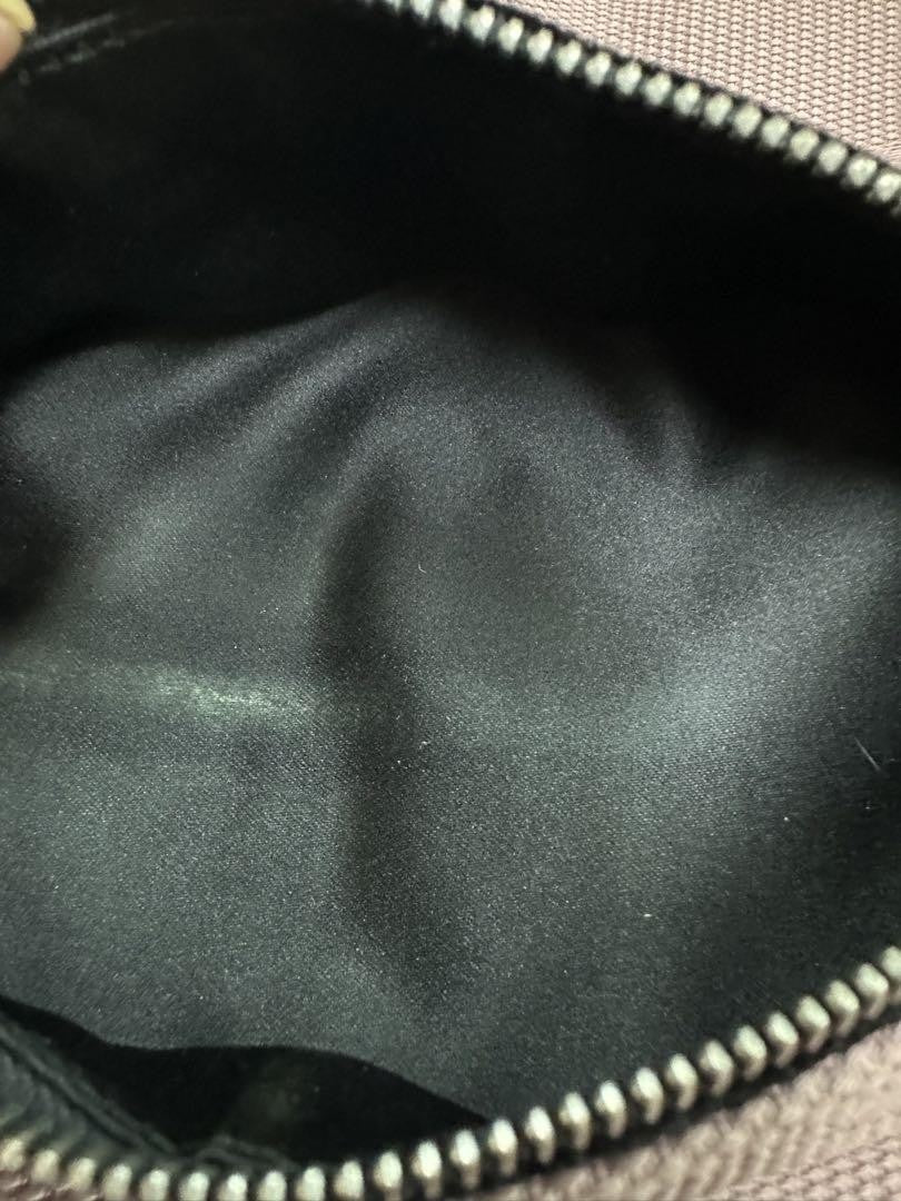 Saint Laurent Hand Bag Tote Purse Nylon Pink Authentic