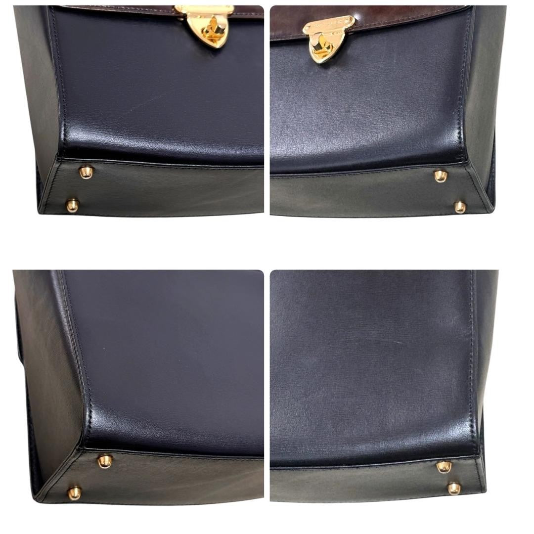 Valentino Garavani Hand Bag Tote Purse Black Authentic