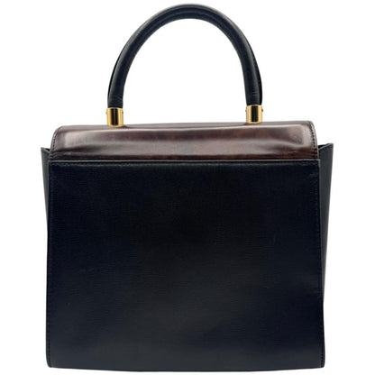 Valentino Garavani Hand Bag Tote Purse Black Authentic