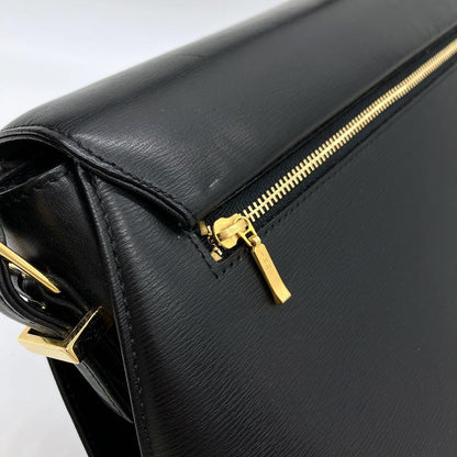 Valentino Garavani Hand Bag Tote Purse 2way Leather Black Authentic