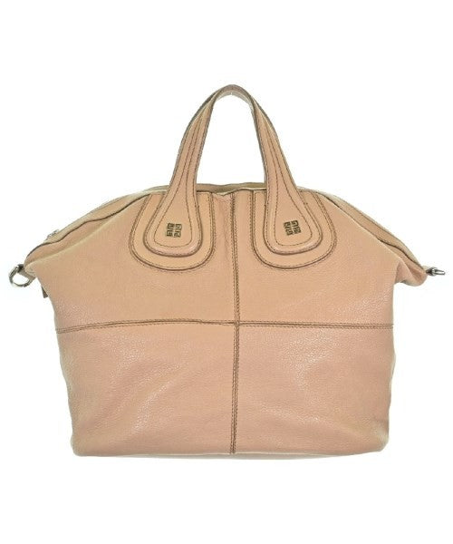 GIVENCHY Hand Bag Tote Purse Nightingale Pink Beige Authentic
