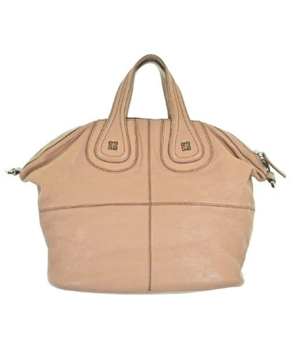 GIVENCHY Hand Bag Tote Purse Nightingale Pink Beige Authentic