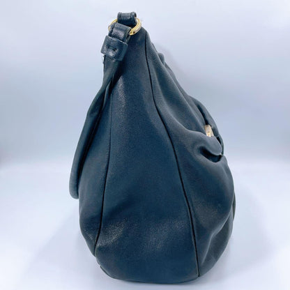 Salvatore Ferragamo Hand Shoulder Bag Tote Purse Vara Ribbon Black Authentic