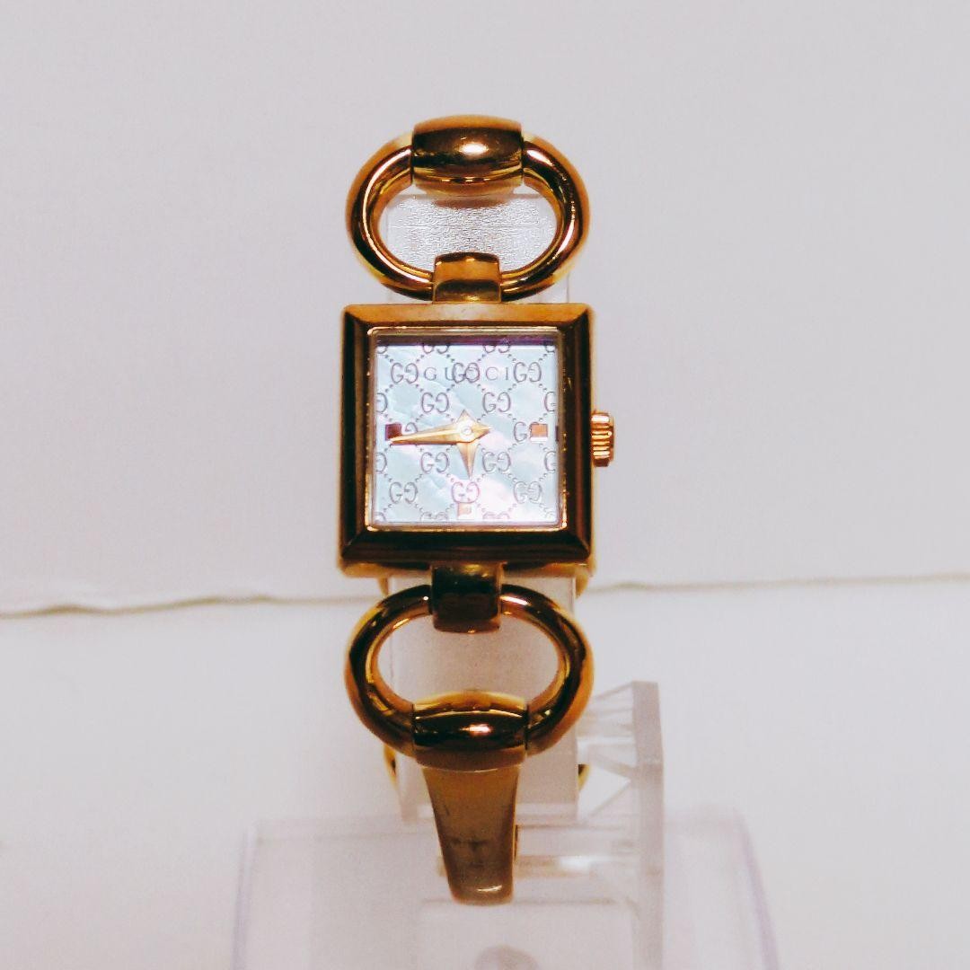 GUCCI Watch Wristwatch GG Gold Women's Authentic
