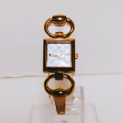 GUCCI Watch Wristwatch GG Gold Women's Authentic
