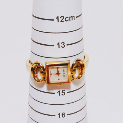 GUCCI Watch Wristwatch GG Gold Women's Authentic